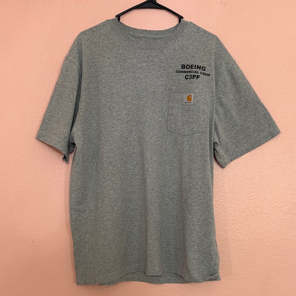 Carhartt Gray Men's Short Sleeve Pocket Tee